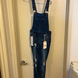 Denim Blue Women's Overalls